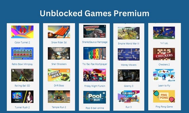 Unblocked Games Premium:  A Diverse Game Library
