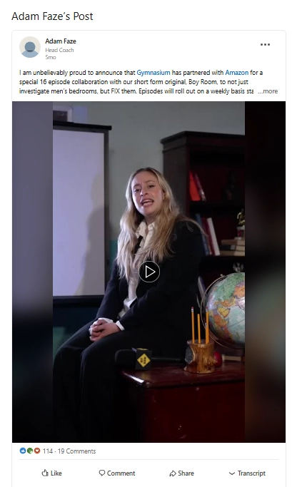 Adam Faze’s Post